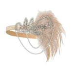 feather beaded headband Chain