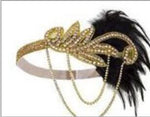 feather beaded headband Chain