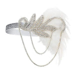 feather beaded headband Chain