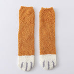 Winter Warm Cat Paw Socks