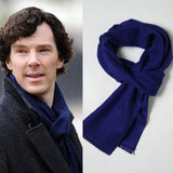 Navy Blue Muffler Scarf