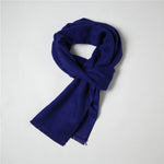 Navy Blue Muffler Scarf