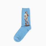 Oil Painting Series Men Socks