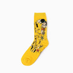 Oil Painting Series Men Socks