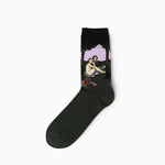 Oil Painting Series Men Socks