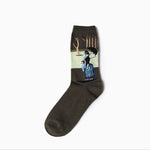 Oil Painting Series Men Socks