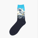 Oil Painting Series Men Socks