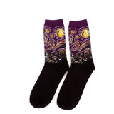 Oil Painting Series Men Socks