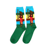 Oil Painting Series Men Socks
