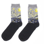 Oil Painting Series Men Socks