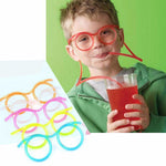 Funny Glasses Flexible Drinking Toys